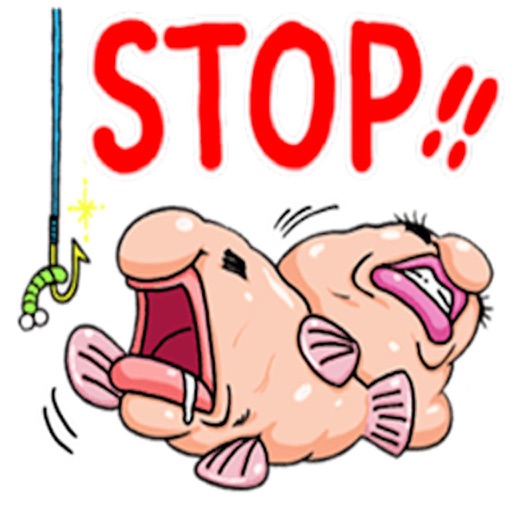 Funny Blobfish Emoji Sticker icon