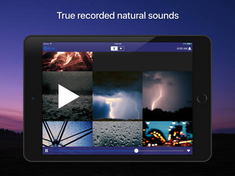 Скриншот из Sleep Sounds: relaxing sounds
