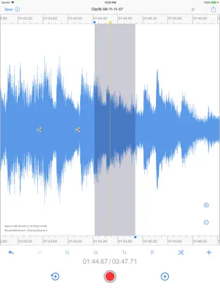Screenshot 1 EZAudioCut - Audio Editor Lite iphone
