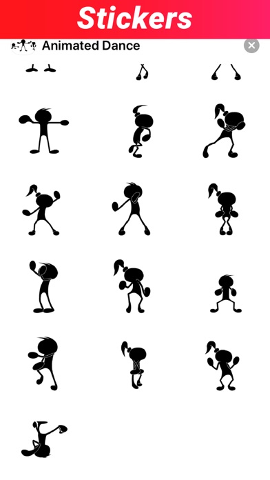 Animated Dancing Stickers App screenshot 3