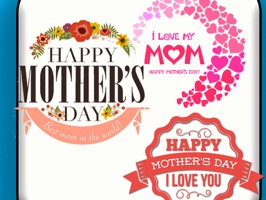 +90 Happy Mother's Day Sticker