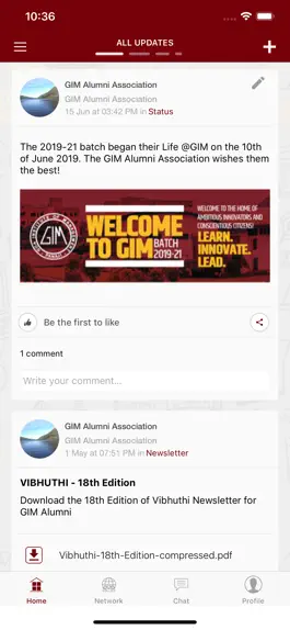 Game screenshot GIM Alumni apk