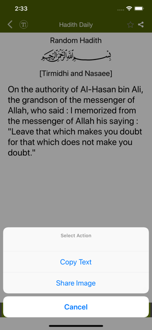 Hadith Daily for Muslims(圖3)-速報App