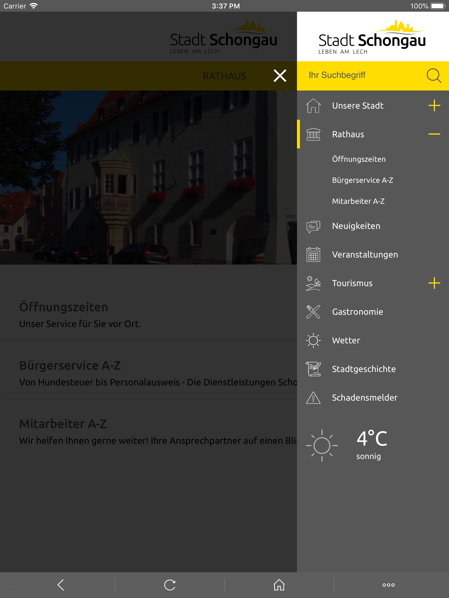 Schongau APP screenshot 2