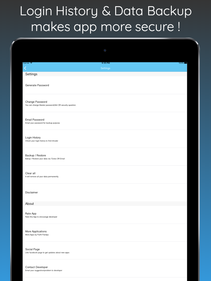 FingerprintPassword Manager