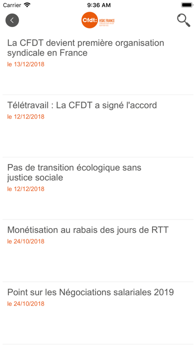 CFDT HSBC France screenshot 3