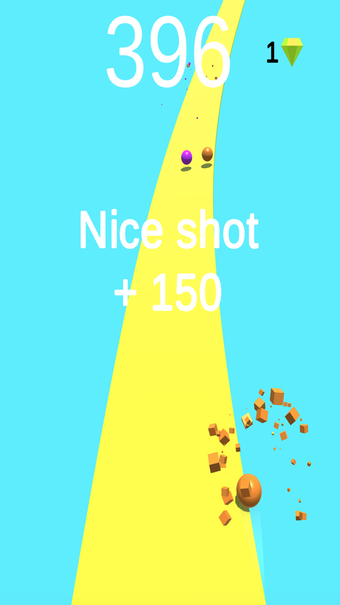 Shining color Ball road