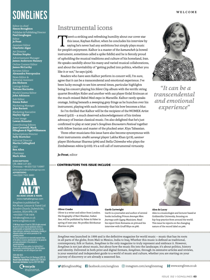 Songlines Magazine