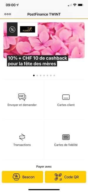 Postfinance Twint Dans L App Store