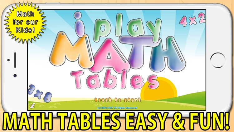 i Play Math Tables Games