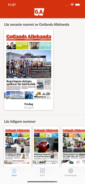 E-tidning Gotlands Allehanda(圖1)-速報App