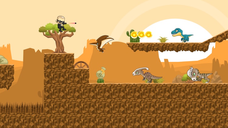 Jurassic Attack: Run 'n Gun screenshot-0