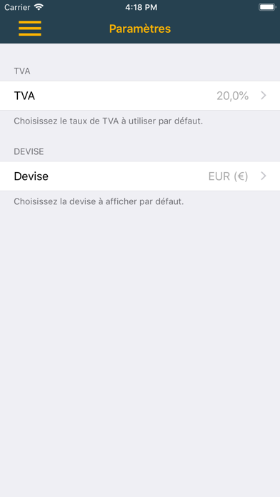 Screenshot #3 pour Calcul TVA %