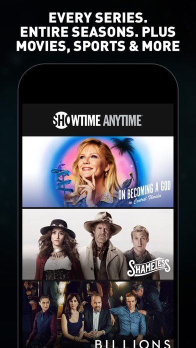 Showtime Anytime review screenshots