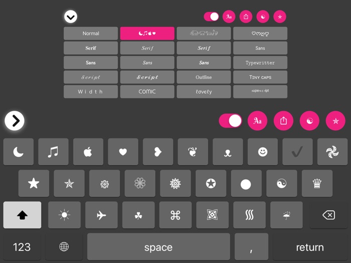 Fonts for iPhones  ٞ