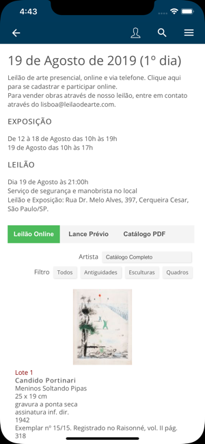 Leilão de Arte James Lisboa(圖3)-速報App