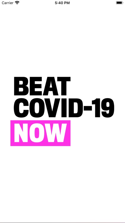 #BeatCovid19Now