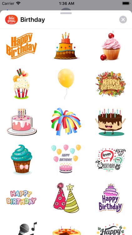 200+ Birthday MEGA Sticker App screenshot-5