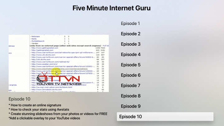 Screenshot #3 pour Five Minute Internet Guru