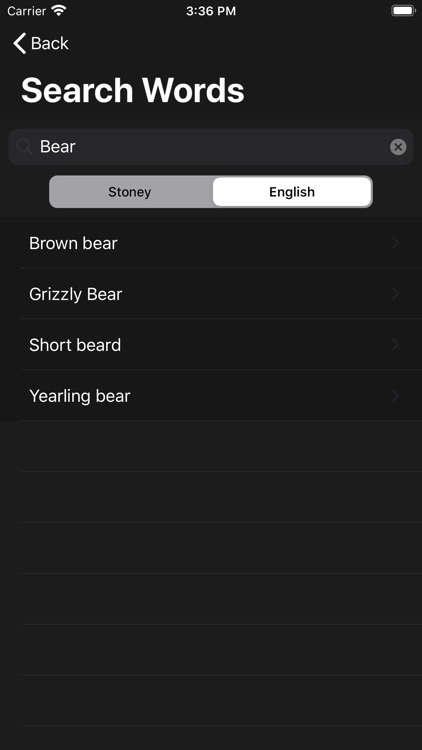 Stoney Language Dictionary