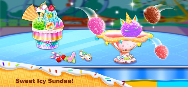 Unicorn Ice Cream-Chef Games(圖4)-速報App