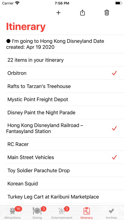 ThemePark Checklist: Hong Kong screenshot-3