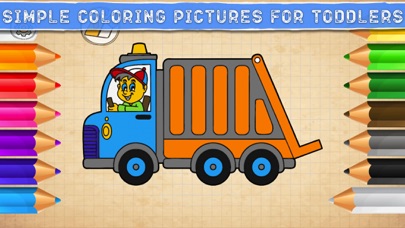 How to cancel & delete Baby games: my simple coloring from iphone & ipad 1