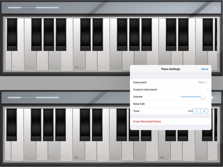 Piano for iPads