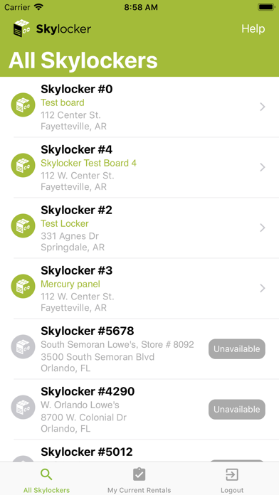 Skylocker screenshot 2