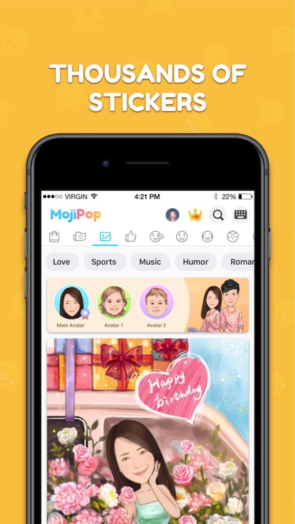 MomentCam Cartoons & Stickers