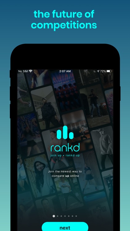 RANKD: online competitions app