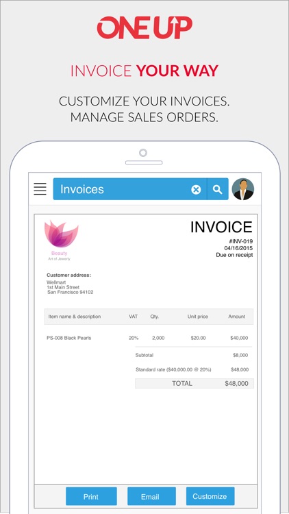 OneUp: Accounting & Invoicing screenshot-3