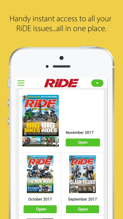 RiDE: The Motorcycle Magazine