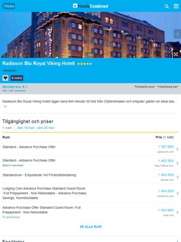 HotelsCombined: Hotel Search screenshot 3