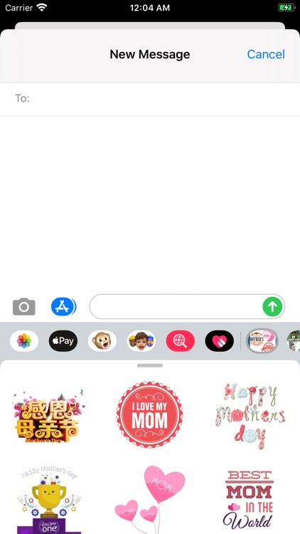 +90 Happy Mother's Day Sticker