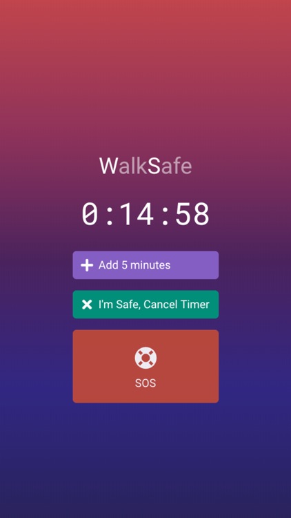 WalkSafe - Emergency SOS Timer