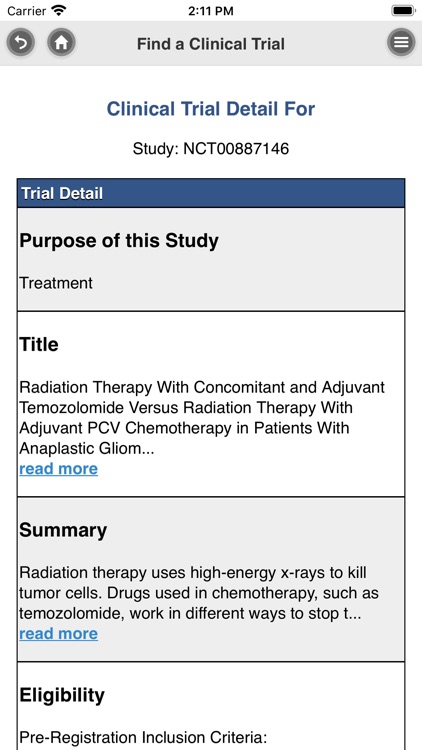 UTSW Cancer Clinical Trials screenshot-3