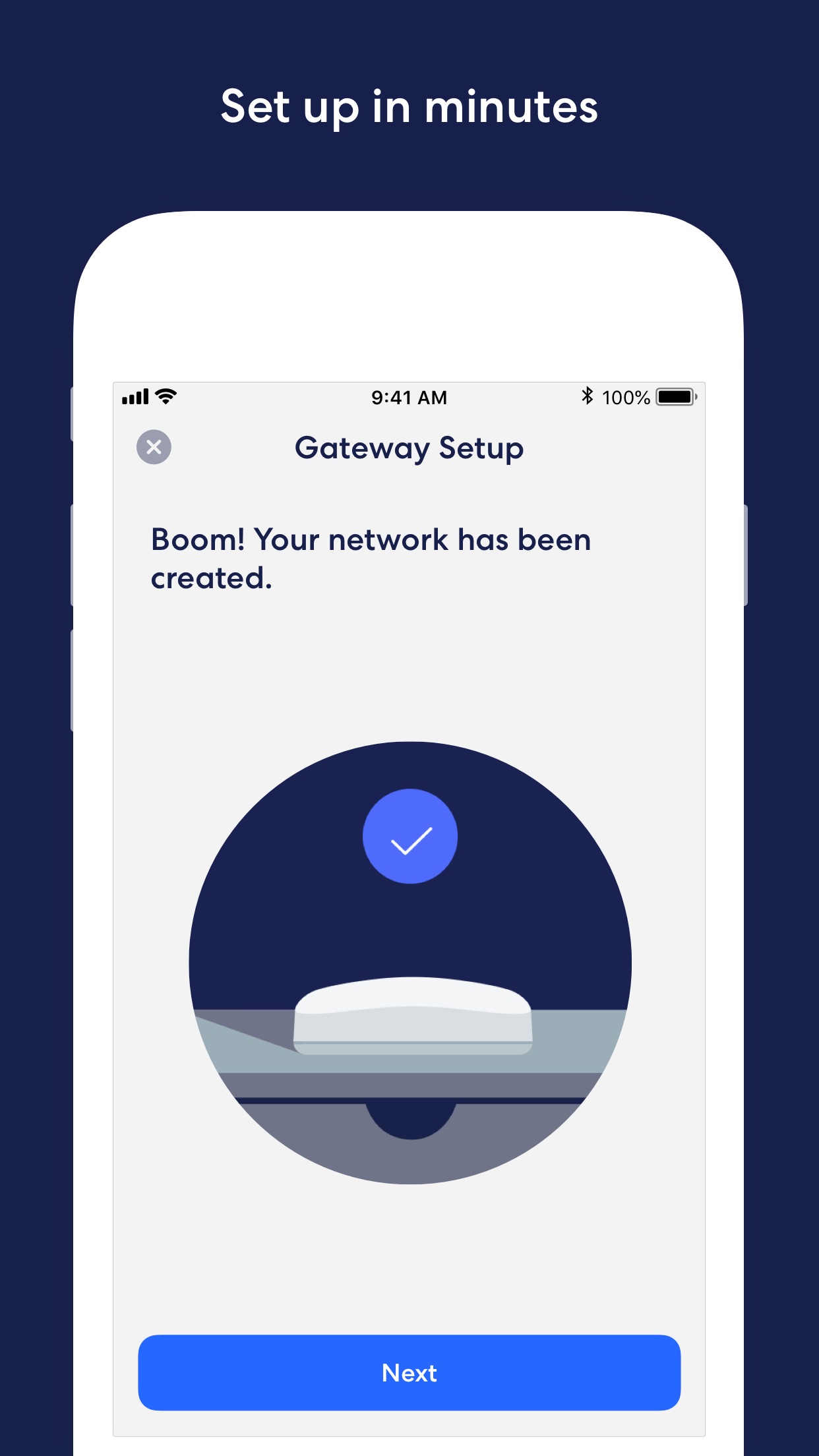 Screenshot do app eero home WiFi system
