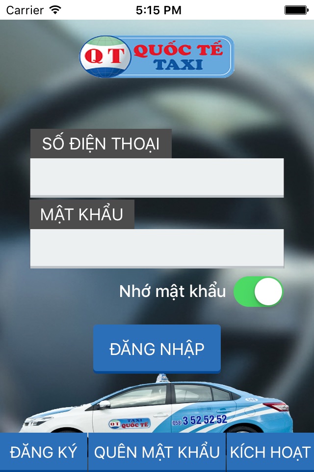Taxi Quốc Tế screenshot 2