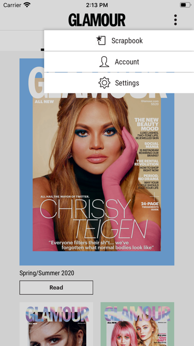 Glamour Magazine (UK) screenshot1
