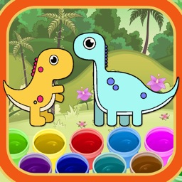 Funny Coloring For Dinosaur