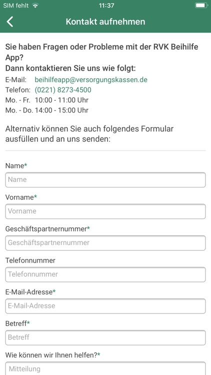 RVK Beihilfe screenshot-8