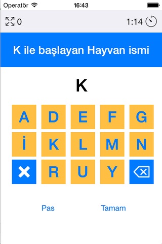 İsim Şehir Oyunu - náhled