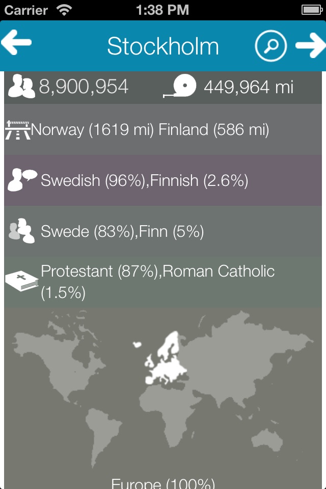 World Dashboard screenshot 3