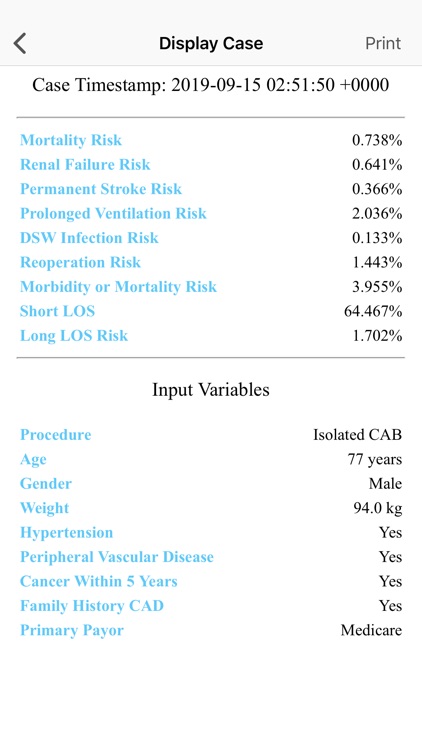 Adult Cardiac Surgery Risk screenshot-6