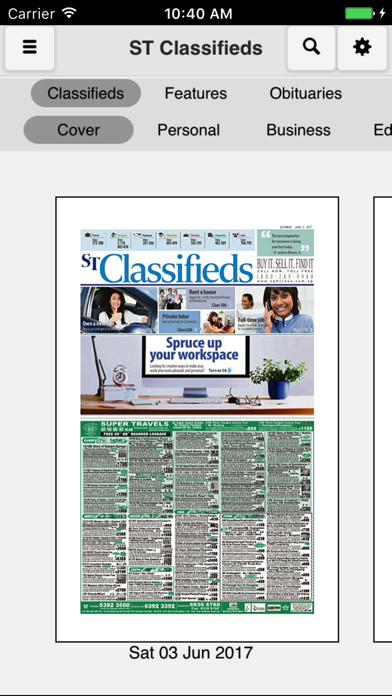 How to cancel & delete ST Classifieds from iphone & ipad 1