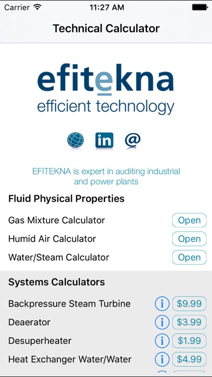 efitekna - thermodynamics app