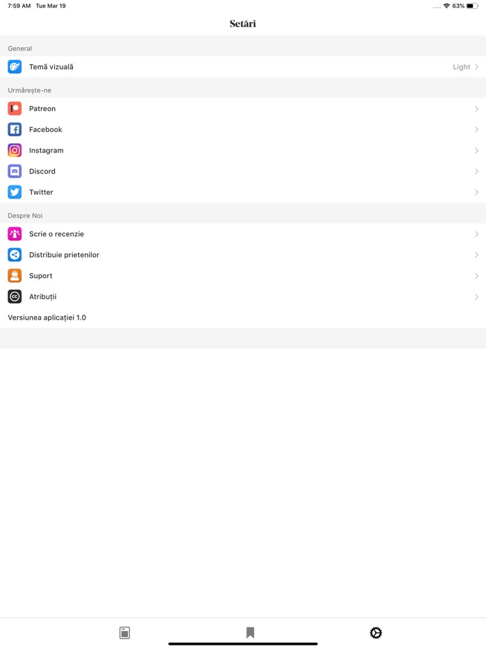 O mie de semne Literatura