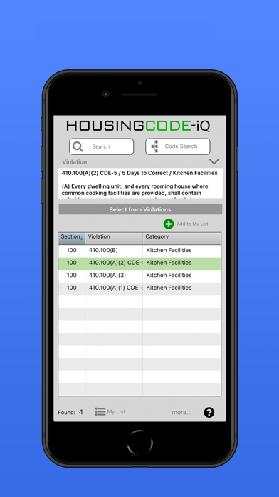 HousingCode IQ screenshot 2