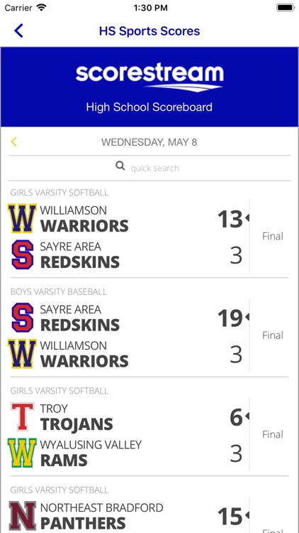 MyTwinTiers WETM 18 Sports App screenshot-3